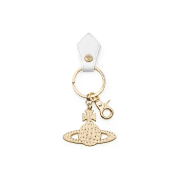 Vivienne Westwood Polyurethane Keychains Unisex Gold