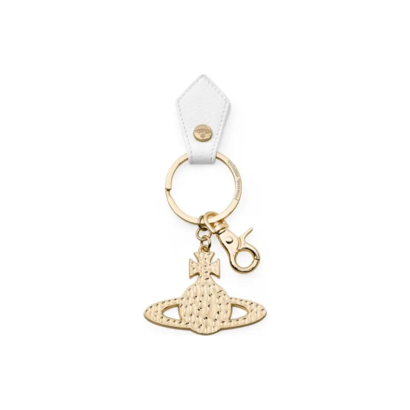 Vivienne Westwood Polyurethane Keychains Unisex Gold-0
