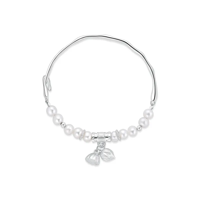 Lao Feng Xiang Pearl Bangles Women's-0