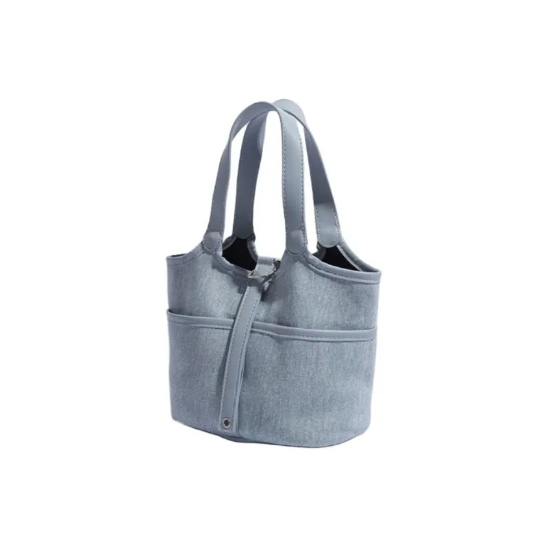 BLAKE FLEETO Denim Bucket Bags Handbags Regular Women's Denim Blue-2