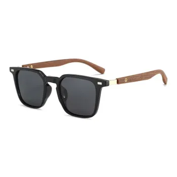 NOME TR/Memory Plastic Metal Square Sunglasses Unisex
