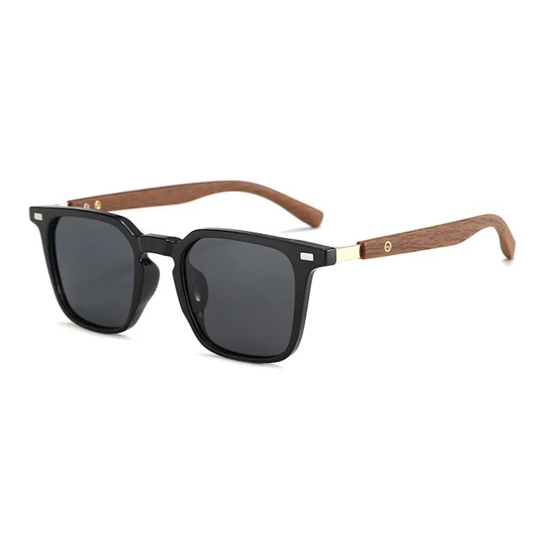 NOME TR/Memory Plastic Metal Square Sunglasses Unisex-0