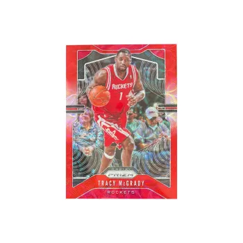 PANINI 2019 20 Prizm Tracy McGrady, Refractive Choice Red Circle, Rocket 75/88 Serial, Card Passes Sports Cards 1 Pc
