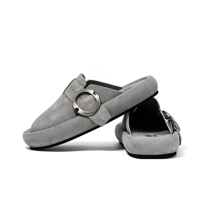 LOHAN·SIR Abrasion Resistant Slip Resistant Wrap toe Slippers Unisex-8