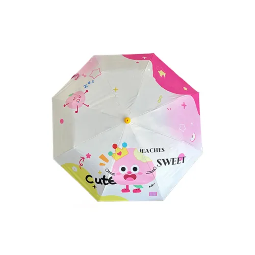 Ferrant Umbrella Cute Cartoon Foldable Sunny And Rainy Dual Use Compact Portable UV Protection Sun Umbrella