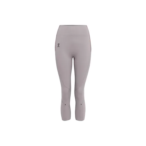 On Athletic Trousers Women's Zinc Gray/Dusty Purple
