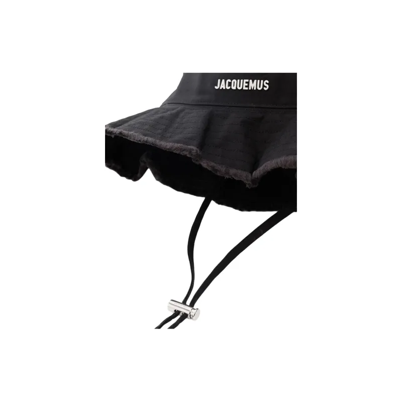 Jacquemus Bucket Hats Unisex Black-4