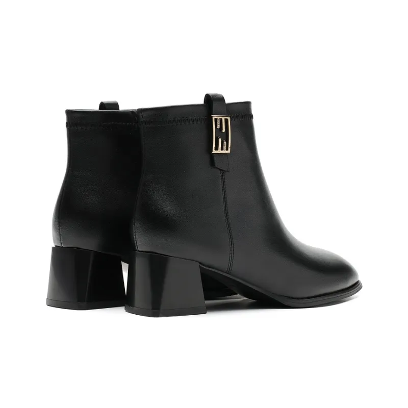 AOKANG Ankle Boots Women's Black-2