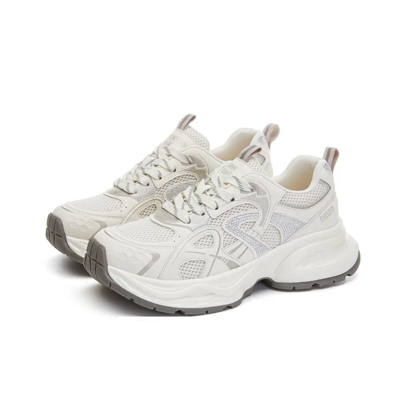 Zdwo Anti Slip Wear Resistant Low Top Chunky Sneakers Women's-1