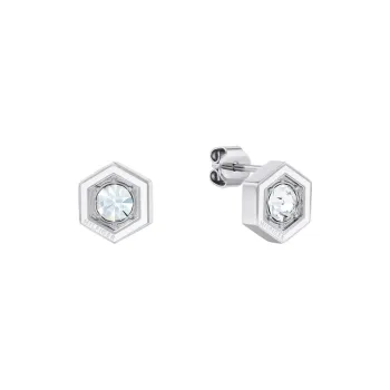 Tommy Hilfiger Stainless Steel Stud Earrings Women's Silver