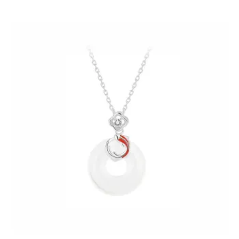 Ancient Jewelry Chalcedony Jade Necklaces Women's