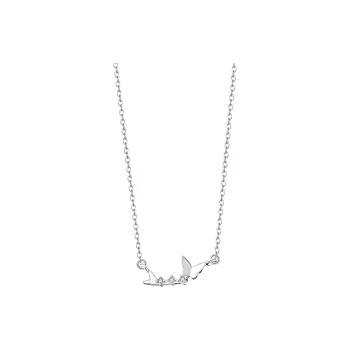 CLARKIA FLOWER S999 Fine Silver Necklaces Women's