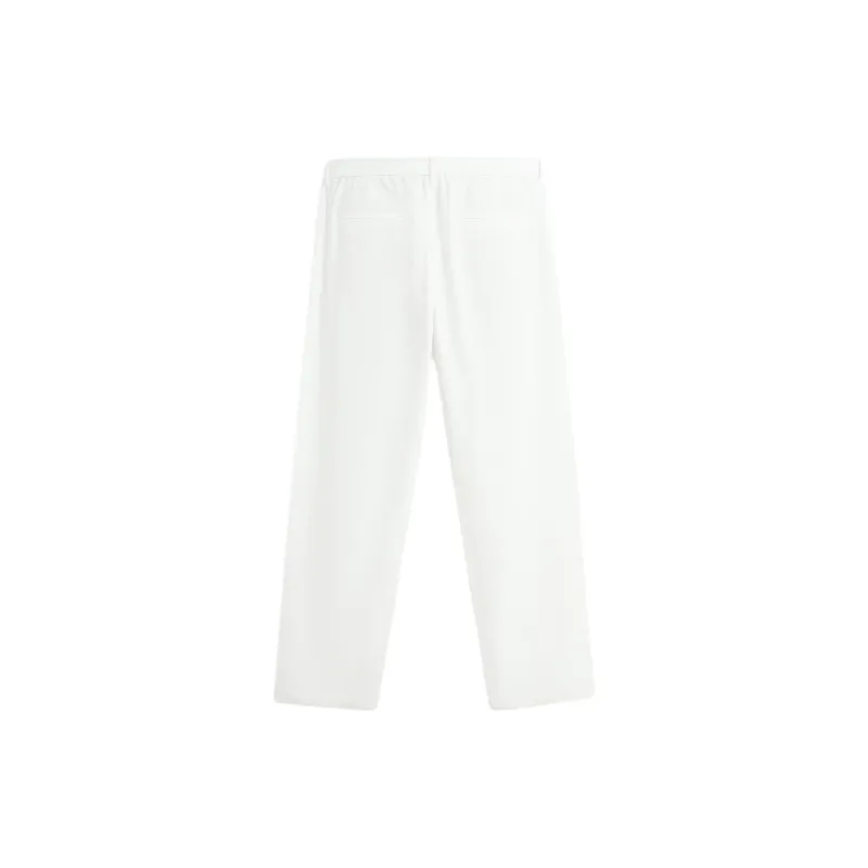 ZARA Casual Pants Men White-1