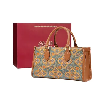 Pmsi Mulberry Silk Handbag Medium Size Women's Multicolor