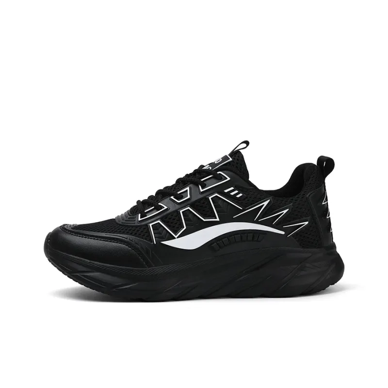 YIVELOVE Non slip Wear resistant Impact resistant Low Top Chunky Sneakers Men's-8