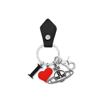 Vivienne Westwood Polyurethane, Leather Keychains Unisex Silver