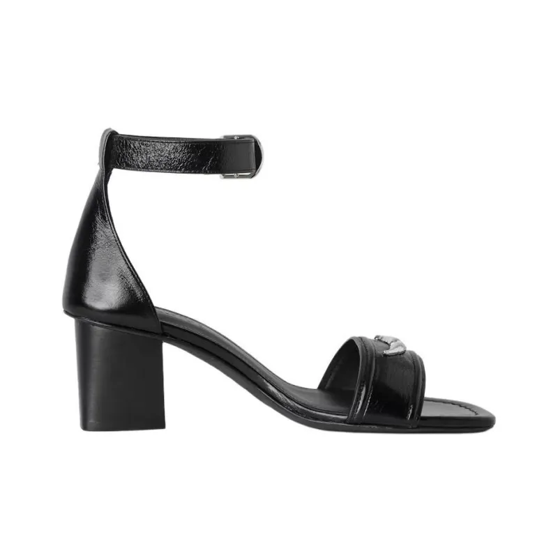 Zadig & Voltaire Caprese One Strap Sandals 6.3cm Women's Black-1
