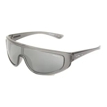 Arnette Plastic Irregular Shape Sunglasses Unisex Gray