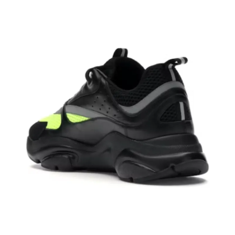 DIOR B22 Low Top Casual Shoes Unisex Black-3