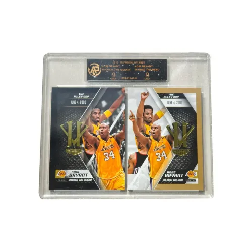 PANINI 2015 16 Kobe Bryant Kobe O'Neal Double Insert KO Combination Classic Selection 9 Points Graded Cards 2 Pcs