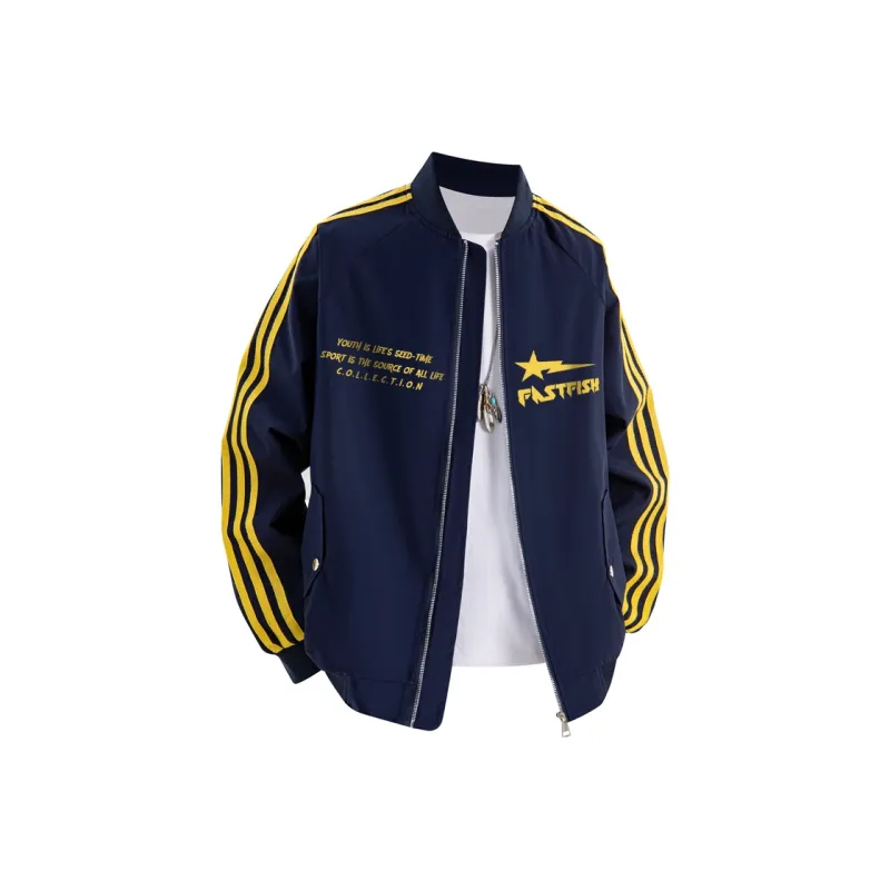 FASTFISH Baseball Jacket Unisex-3