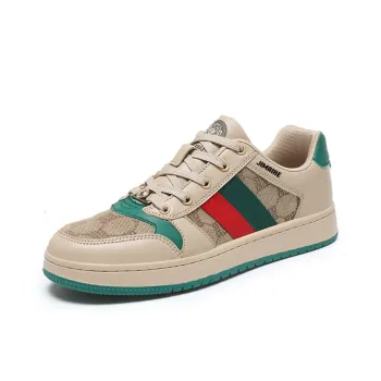 King Jinmai Slip Resistant Low Top Skateboard Shoes Unisex Khaki