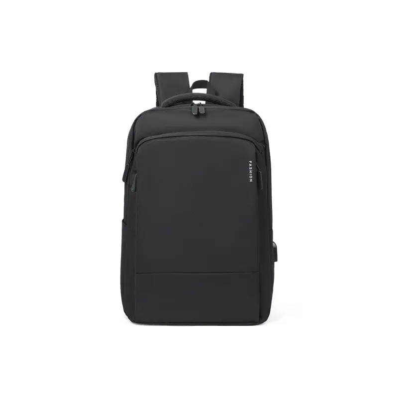 VINEY Oxford Backpack Regular Men's Black-1