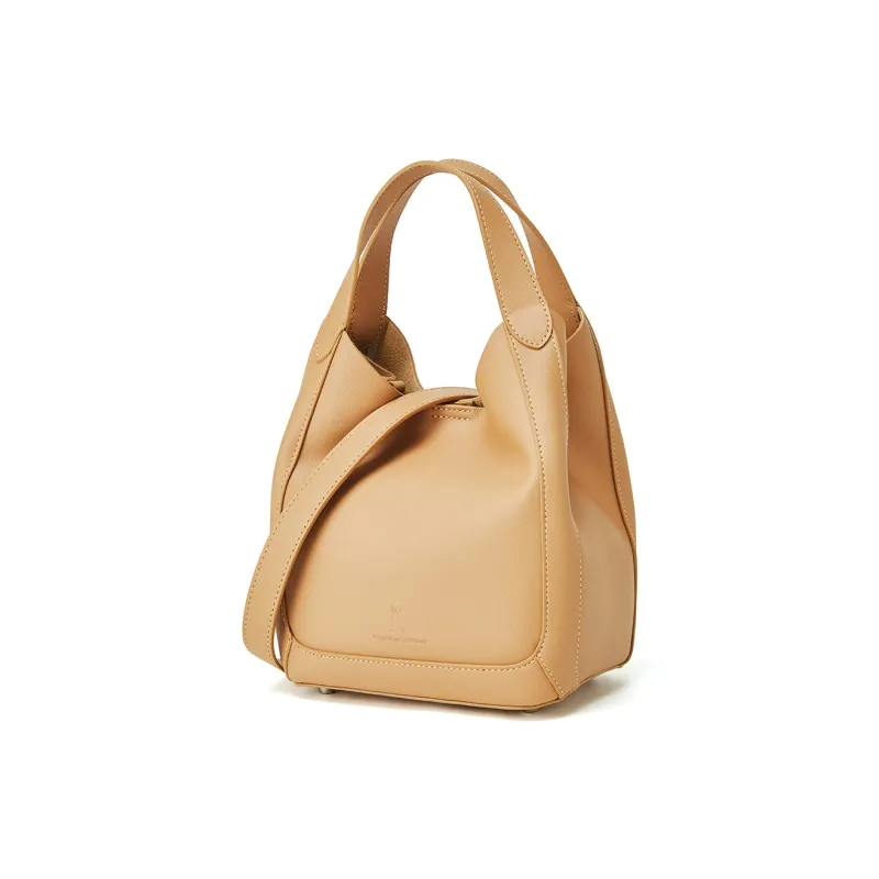 ROBERTA DI CAMERINO Cow Leather Handbag Regular Women's Sandy Brown-1