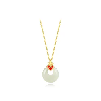 Muyan Chalcedony Jade Necklaces Women's