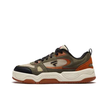 FILA FUSION BANK II Low Top Skateboard Shoes Men's Light Brown