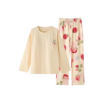 ZAO FU NIAO Pajama Set Women's Beauty And Berry Together