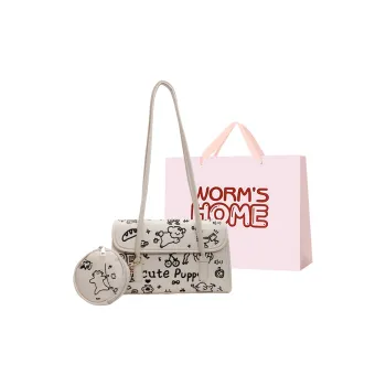 Worm's Home PU Shoulder Bag Regular Women's
