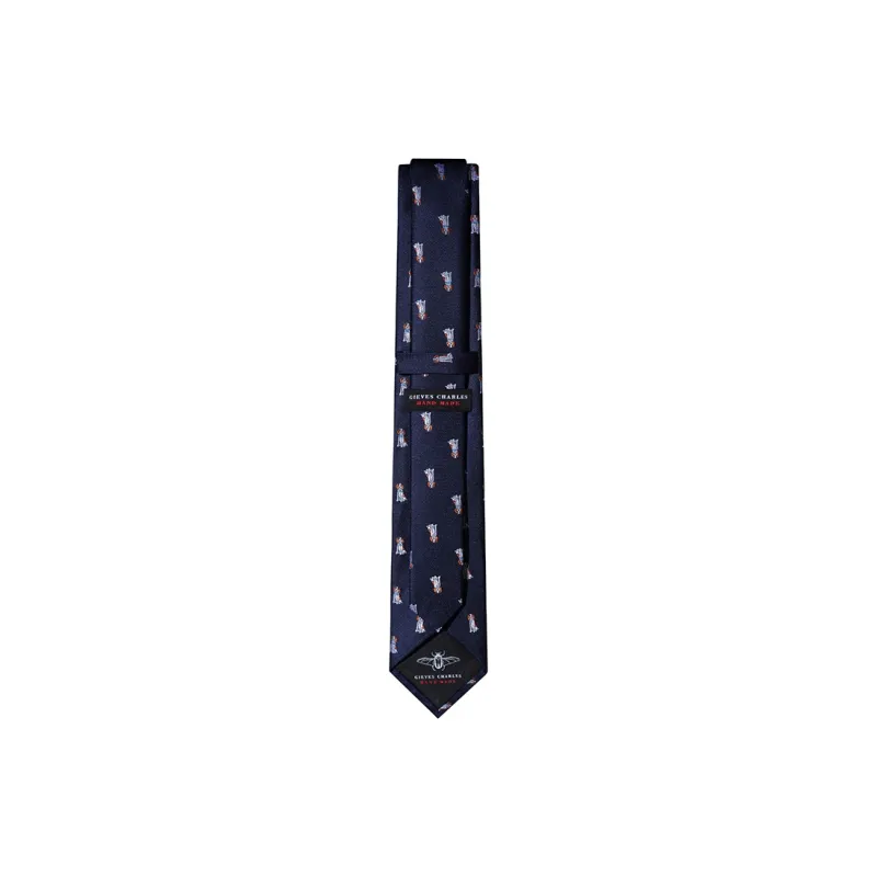 GIEVES CHARLES Mulberry Silk Ties Men's-3