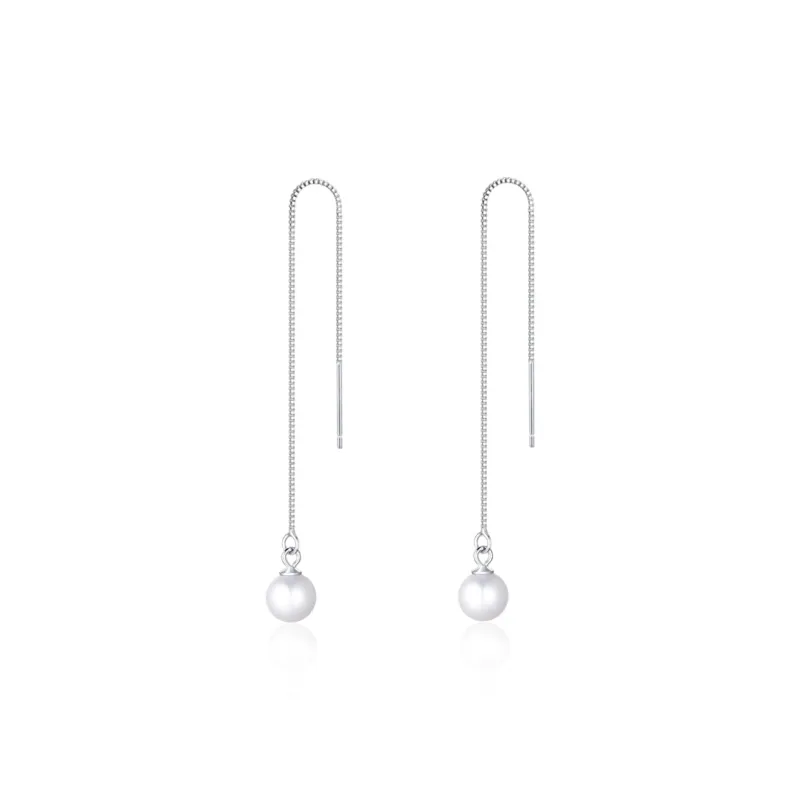 Pan star Pearl Drop Earrings Women's-0