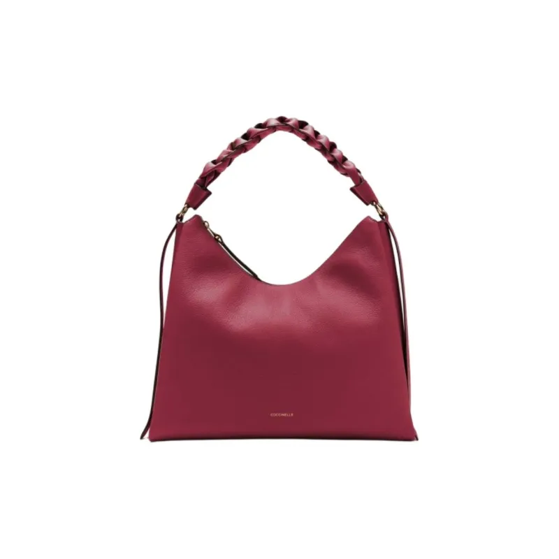 COCCINELLE Leather Handbag Medium Size Women's Rose Red-0