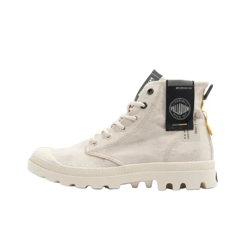 Palladium Pampa Ankle Boots Unisex White