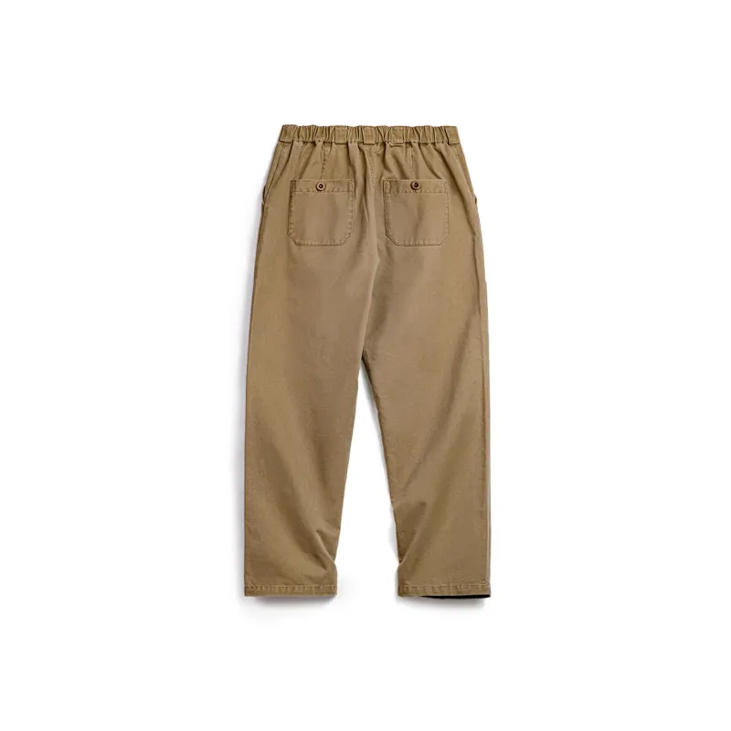 MADEN Casual Pants Men's Gray Khaki Color-1