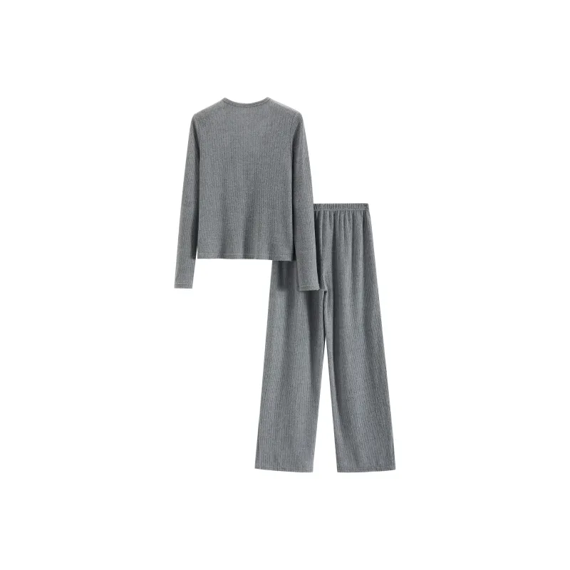 WANANNI Pajama Set Women's Gray-1