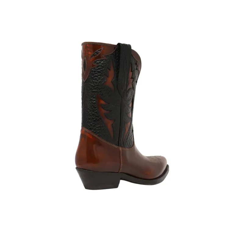 Golden Goose Wish Star Ankle Boots Women's Brown-3