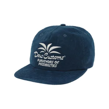 Deus Ex Machina Corduroy Baseball Caps Men's Blue
