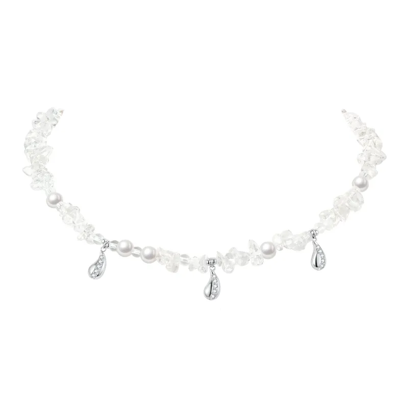 ZEGL Shell Pearl Necklaces Women's-0