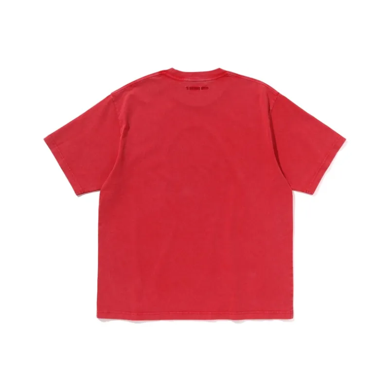 Bape Garment Dye Rhinestone Ape Head Relaxed Fit Tee-1
