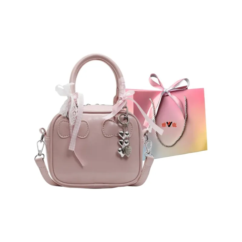 Yalu PU One Shoulder Handbags Women's Black/Pink/Ecru/Red/Blue-7