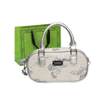 RUIPAI PU Crossbody Handbag Regular Women's Silver/Pink