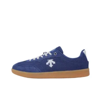 DESCENTE Edge Coat Anti Slip Wear Resistant Low Top Casual Shoes Unisex Blue