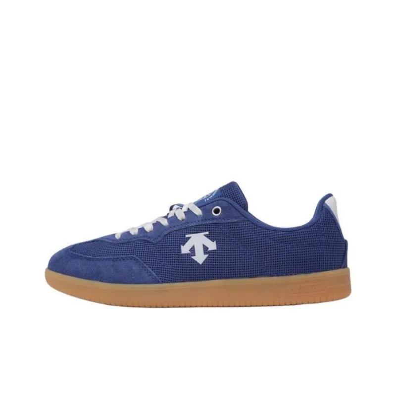 DESCENTE Edge Coat Anti Slip Wear Resistant Low Top Casual Shoes Unisex Blue-0