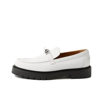 HERMES Icone Loafers Men's White