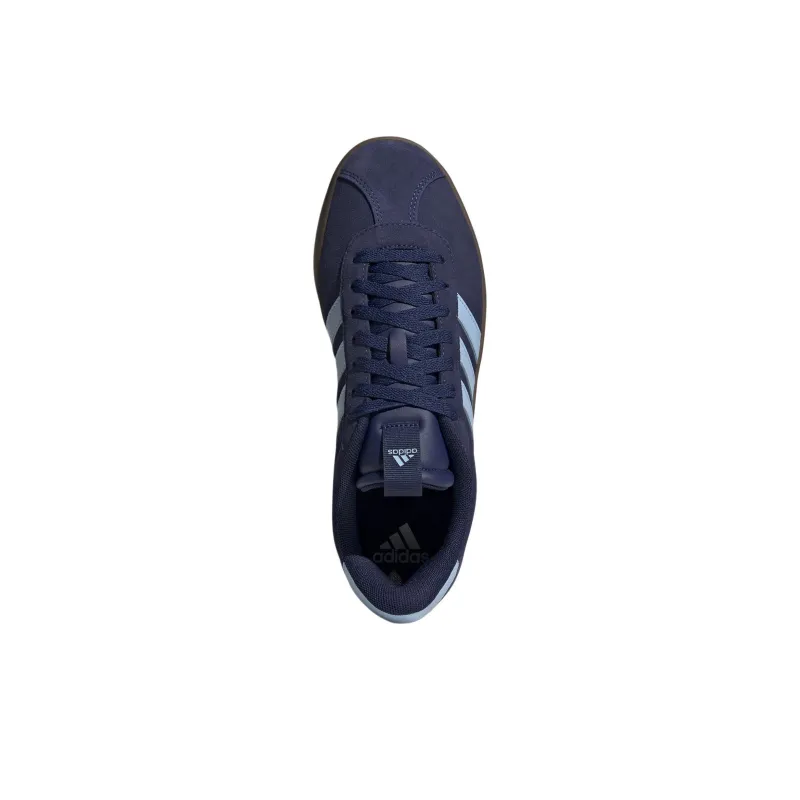 Adidas VL COURT 3.0 Anti Slip Wear Resistant Low Top Skateboard Shoes Men's Blue-4