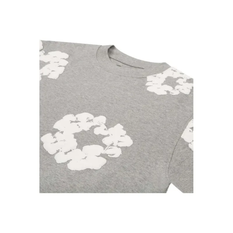 Denim Tears Long Sleeve Cotton Wreath T shirt-2