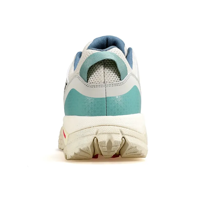 HUMTTO Wear Resistant Lightweight Rebound Low Top Outdoor Shoes Women's Beige Lotus Green-3
